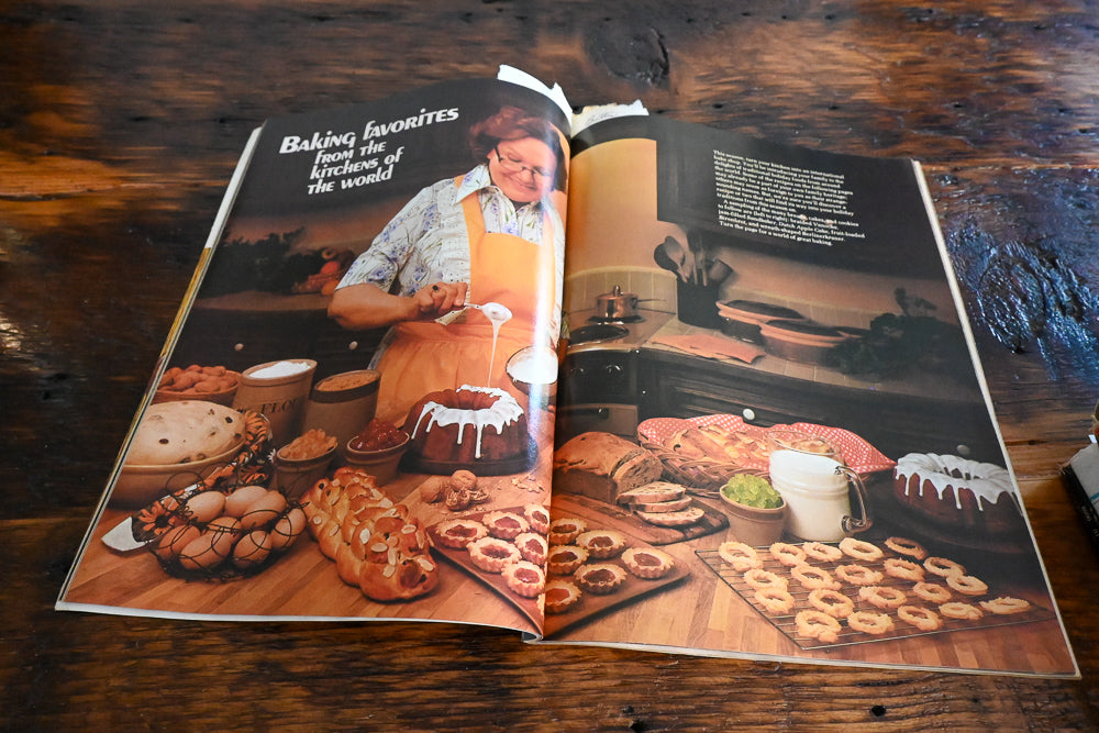 inside of BHG Holiday Cooking magazine