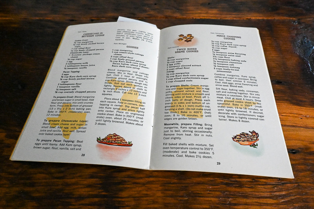 inside of Karo All American Cook Book