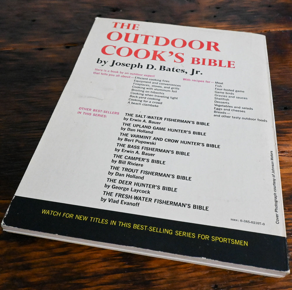 back cover of Outdoor Cook's Bible