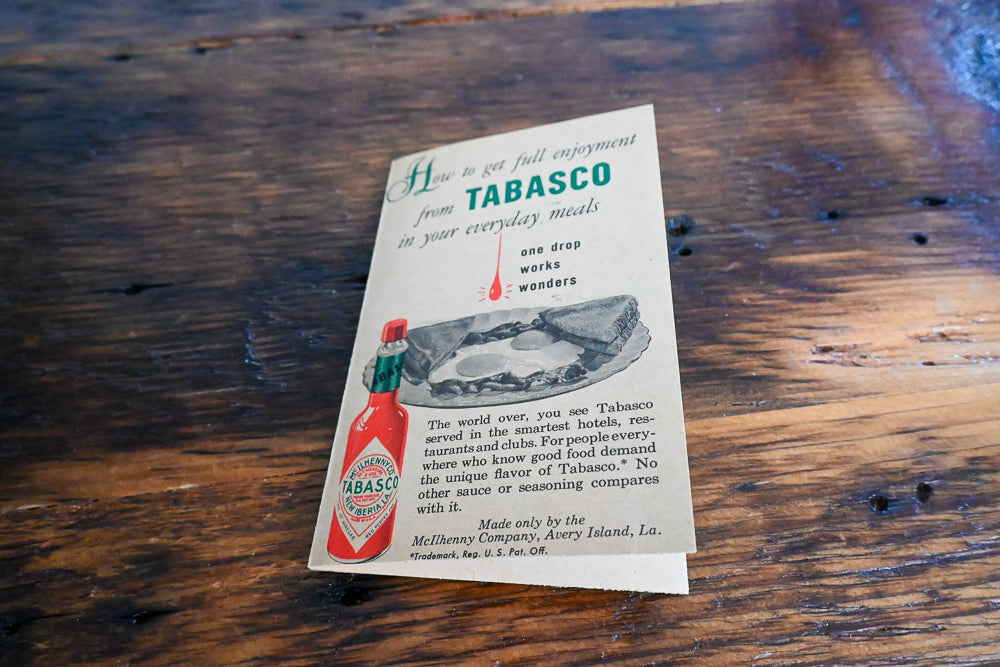 Tabasco Booklet