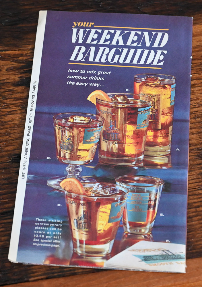 back cover of Southern Comfort Weekend Barguide booklet