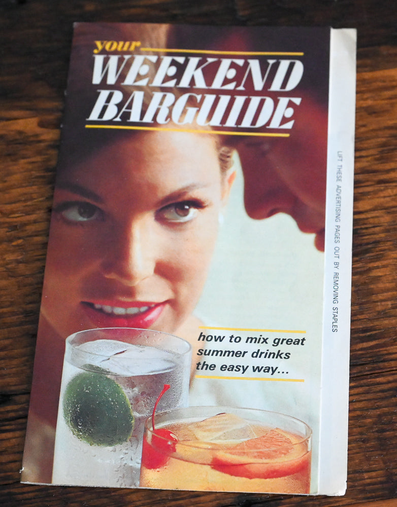 man and woman on cover of Southern Comfort Weekend Barguide booklet